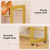 FAVOOSTY 4-Tier Expandable Shoe Rack, Adjustable Shoe Shelf Storage Organizer