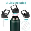 Konokyo 32 oz Insulated Water Bottle Stainless Steel Sport Bottles