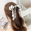 EZ PEACH Ribbon, Banana Clip, Large, Simple, Hair Accessory, Hair