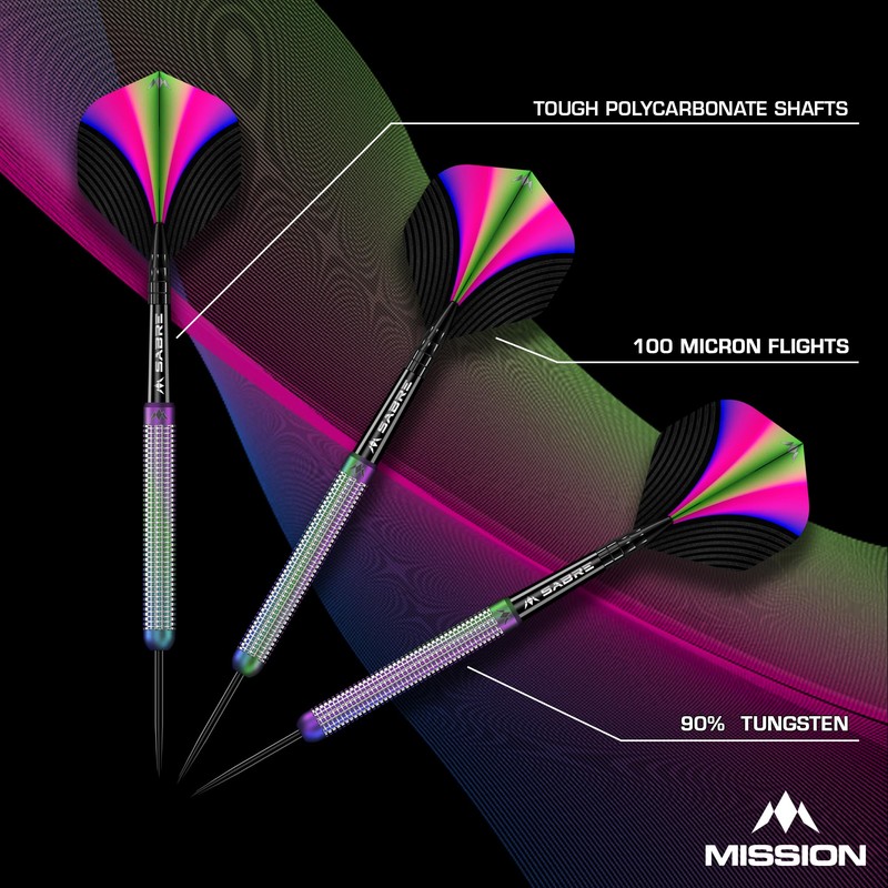 Mission | Aurora Darts | Steel Tip | 90% Tungsten