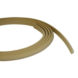 Flexible Moulding - Flexible Half-Round Moulding - WM123-5/16" X 5/8" - 8' Length - Flexible Trim