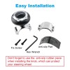 Hypersonic Large Steering Wheel Knob Spinners, Universal Vehicle Steer