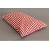 Organic Lavender Pillow 30 x 20 cm Organic Cover Red/White