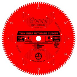 Freud LU74R014: 14" x 108T Thin Kerf Ultimate Cut-Off Blade