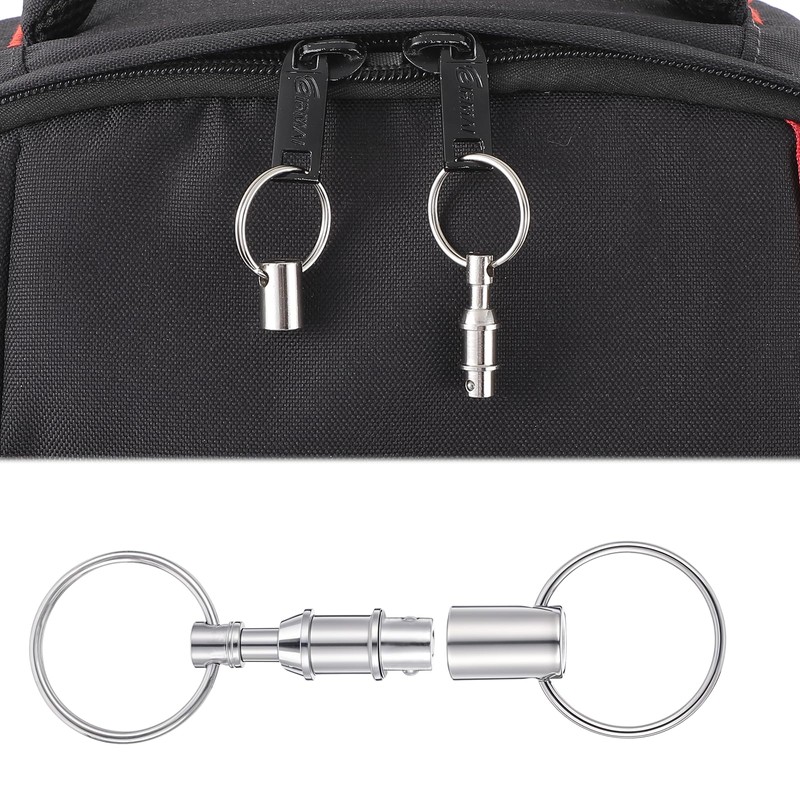 Aeaocvo 10 PCS Detachable Key Ring Quick Release Keychain, Heavy