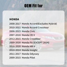 Gas Cap replacment Seal tether, Fuel cap Strap, Fuel Cable wire for Honda 2008-2017 Accord, 2009-2015 Pilot, 2011-2017 Odyssey, 2010-2014Insight, 2016-2020 HR-V, 2007-2016 CR-V