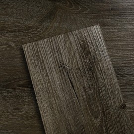 LaCheery 18-Pack 36"x6" Peel and Stick Tile Floor Brown Wood Flooring Planks Waterproof Vinyl Plank Flooring Tiles Peel and Stick Floor Tile Wood Grain Vinyl Sheet Flooring for Kitchen Bathroom Floor