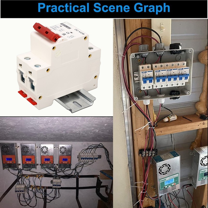 DC Circuit Breaker Short Circuit Protection Arc Extinguishing Miniature Circuit