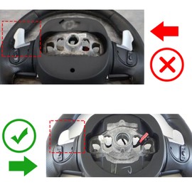 x xotic tech Carbon Fiber Pattern Paddle Shifter Extensions Interior Shift Cover Trim Compatible with Dodge Charger Challenger Durango or Jeep Grand Cherokee/Cherokee or Chrysler 300 200