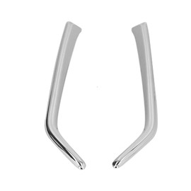 Fog Light Eyelid, 2 Pieces Fog Light Eyelid Trim ABS Chrome Decoration for Mazda CX-3 2015-2019
