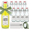 Teenyyou 8 Set Swing Top Glass Bottles for Limoncello Homemade