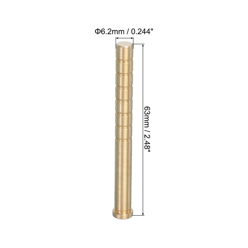 PATIKIL 200 Grain Archery Arrow Brass Insert, 6 Packs Insert