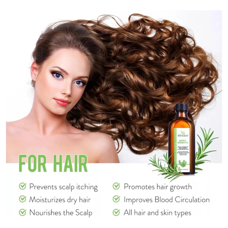 Aceite Fortalecedor Romero Cabello Pestañas Ceja 100% Natura