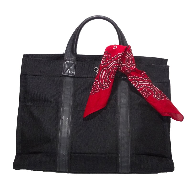WKG Bandana, Paisley, Made in Japan, Cotton Handkerchief, Black