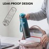 32 oz Insulated Water Bottle, 32oz 2 Lids (with Straw/No