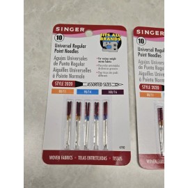 SINGER Lot Of 3 sets of 10 Singer Universal Regular Point Sewing Machine