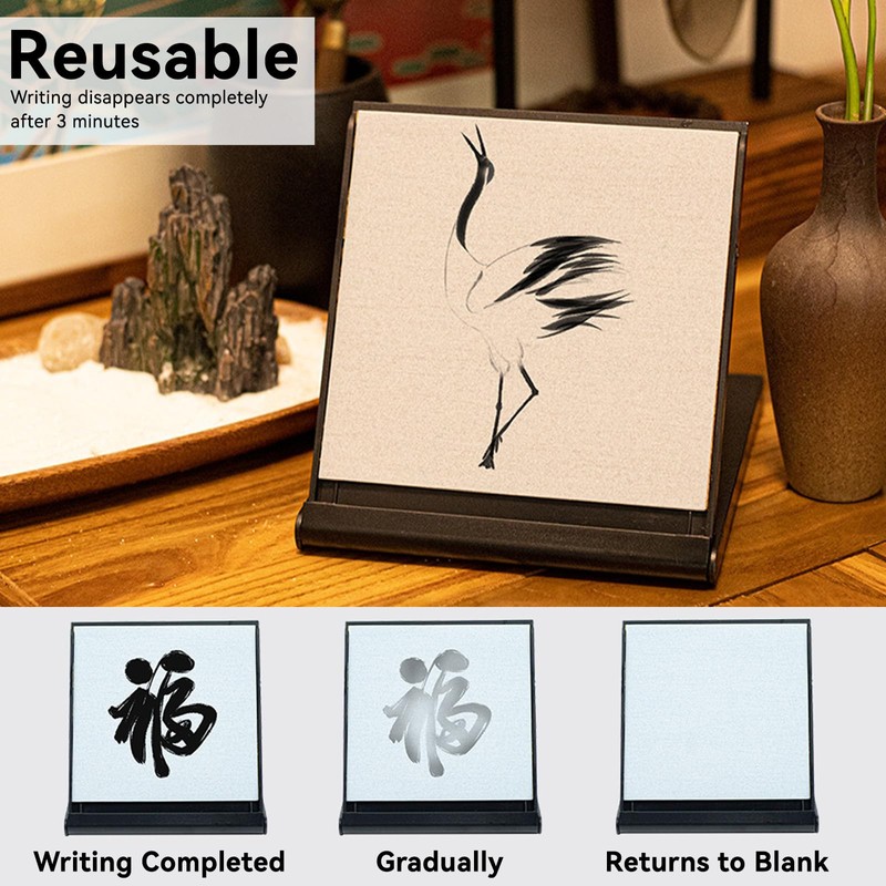 Reusable Water Magic Canvas for Drawing & Calligraphy, with Water