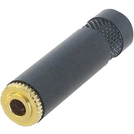 Neutrik NYS240BG 3.5 mm Stereo line Socket with Black Metal Body and Gold Plated Contacts