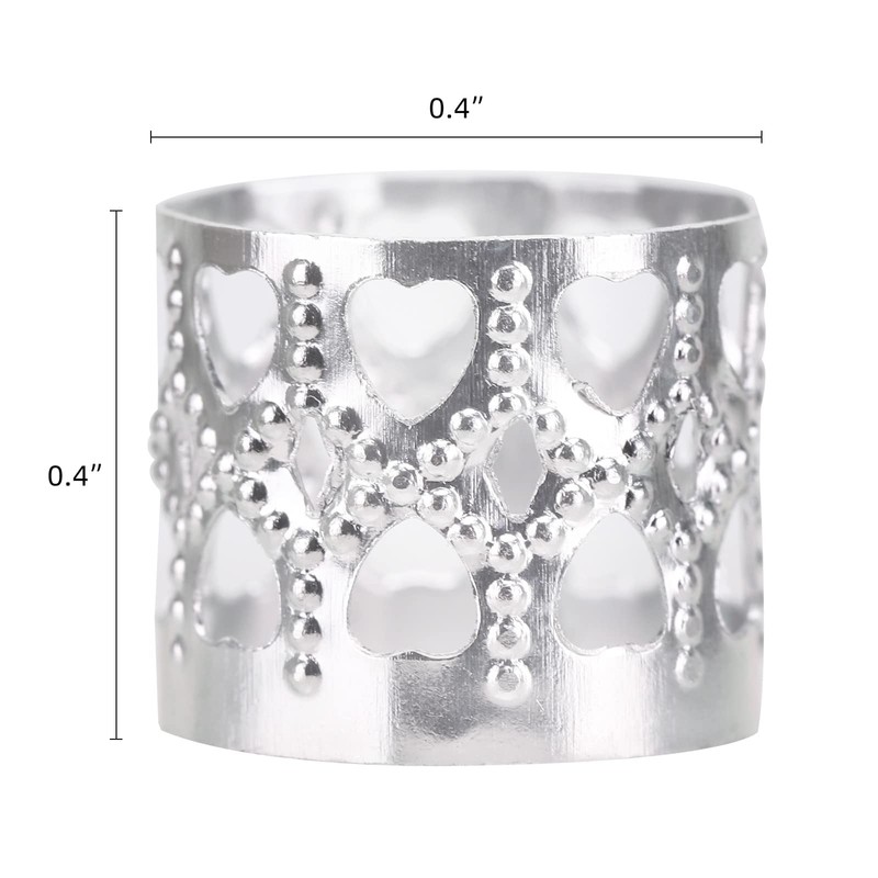 200 Dreadlocks Beads Hair Braid Rings Clips Dread Locks Hair