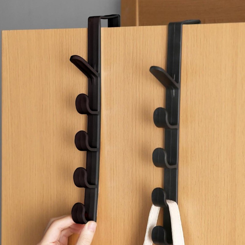 TYGFRT 2-Piece Door Hook Set - S Hooks, Coat, Clothes