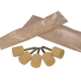 Moleroda Glass Polishing Kit – 5 Pieces with Powders for Scratch Removal, Clarity Restoration & Polishing – Compatible with Rotary Tools & Standard Drills – Perfect for Automotive & Household