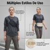 2pzs Cinturón de Viaje Antirrobo y Cangurera Deportiva para Hombre