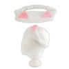 White Wash Band Face Wash Hair Band White 6ea