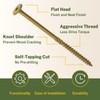 LIONMAX Lag Screws #14 x 4-1/2 Inch, 50-PCS Heavy Duty