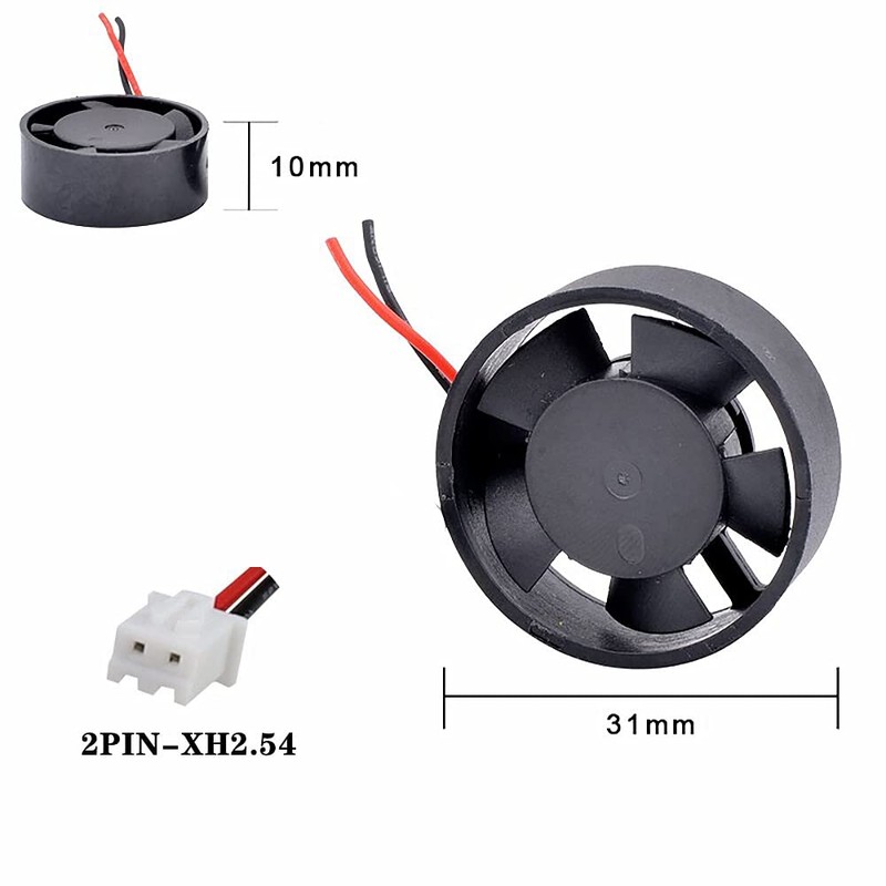 WINSINN 30mm Round Fan Circle 5V, Micro 5 Volt Ring