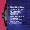 Flex-A-Lite Compact Adjustable Electric Fan Controller and Relay Kit with