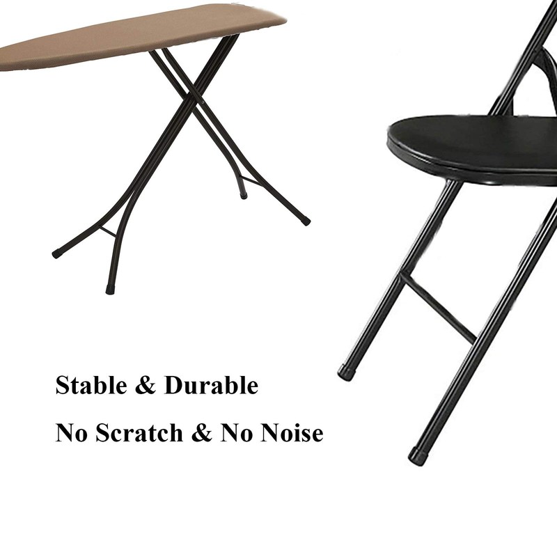 Furnigear 7/8" Chair Leg Tips Caps with Felt Chair Leg