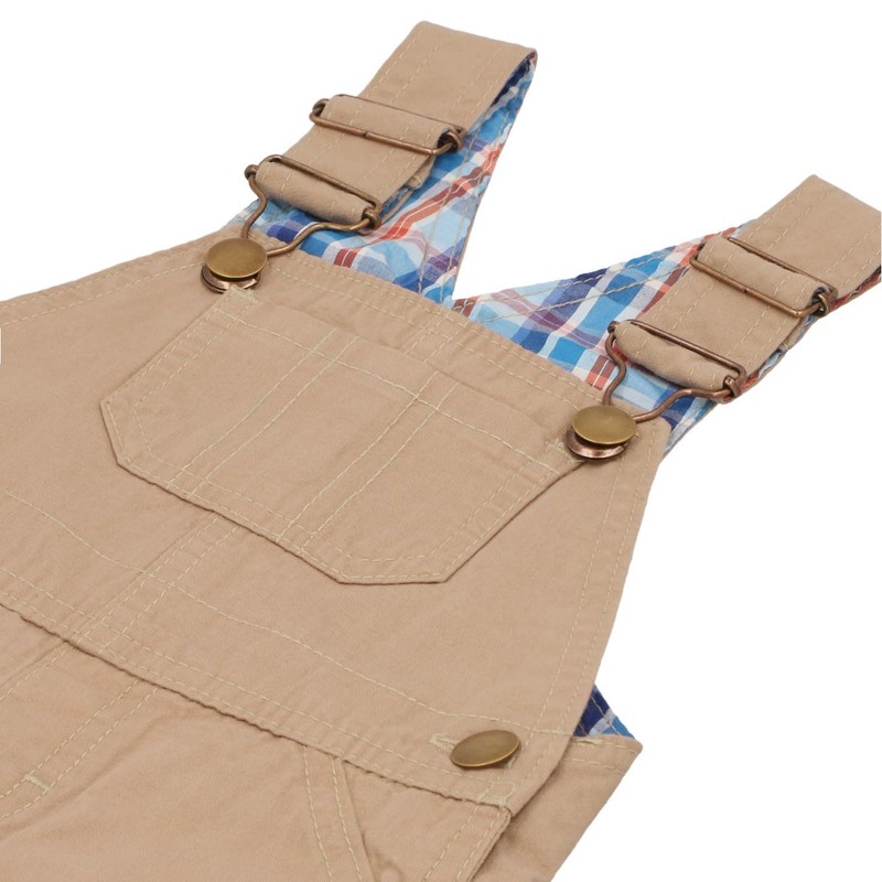 Overol bebe niño pantalon de gabardina - tirantes ajustables -