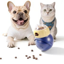 Treat Dispensing Dog Toys, Interactive Dog Puzzle Toy for Boredom, Dog Enrichment Toys to Keep Them Busy, Dogs and Cats Slow Feeder（Not for Aggressive Chewers）