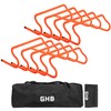 GHB 10 Pack 8" Agility Hurdles Speed Agility Training Hurdles,