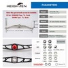 HEIGHTEN Fishing Reel Handle Without Knob for Shimano Daiwa Baitcasting