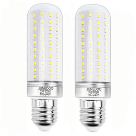 JUNEDOO E26 Garage LED Light Bulbs 35W, 6000K Daylight White,Edison Screw Bulbs,280W Incandescent Bulbs Equivalent,3900Lm,Non Dimmable,Pack of 2