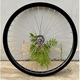 26 inch Bicycle Rear Wheel 135mm 680g for 7/8/9 Speed Freewheel, Heavy Duty Doulbe Wall Aluminum Alloy Spoke Wheel Bike Rim 10 Gauge 36 Spokes