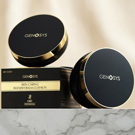 GENOSYS Genosis Blemish Balm Good Coverage Cushion Foundation Flight Attendant Moist Watery Glow BB Cushion Pact Original + Refill / 제노시스 블레미쉬밤 커버력좋은 쿠션파데 승무원 촉촉한 물광 비비 쿠션 팩트 본품+리필