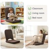 Floor Chair with Adjustable Back Support, Foldable Padded Gaming Floor