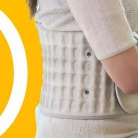 일상곡선 의료용 곡선 견인기 허리보호대 단품 Daily Lumbar Support Belt for Curved Spine Correction Medical Use