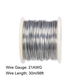 sourcing map 0.7 mm 21AWG Heating Resistance Wire Nichrome Cable for Heating Elements 98ft de