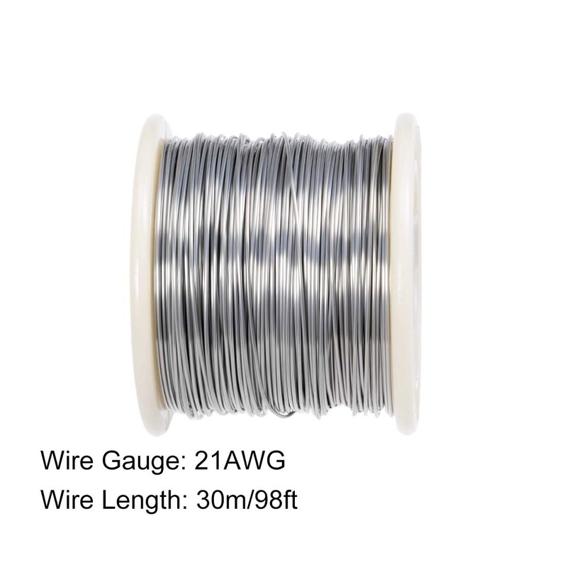 sourcing map 0.7 mm 21AWG Heating Resistance Wire Nichrome Cable