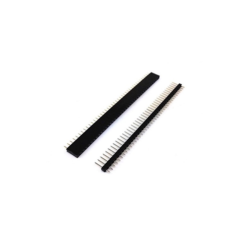 Honbay 40pcs 40 Pin Single Row Male and Female Pin