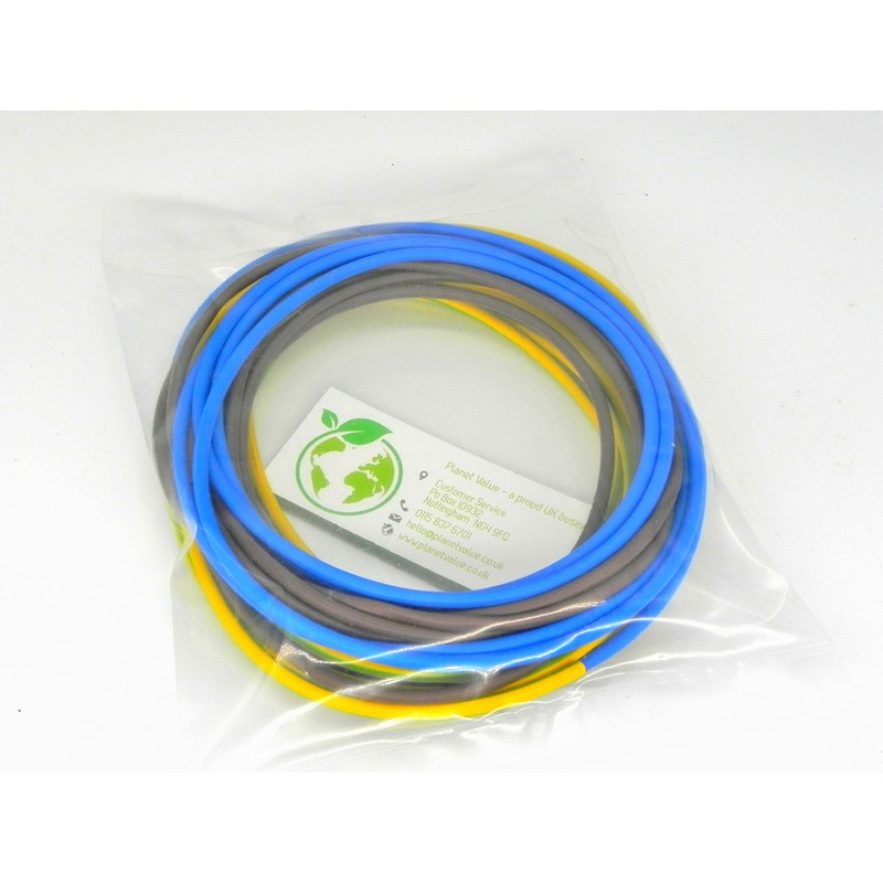 Electricians Sleeving Pack | Earth Sleeve | Brown Live Sleeve