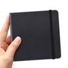 5" x 5" Square Handy Pocket Hardcover PU Leather Sketchbook,80