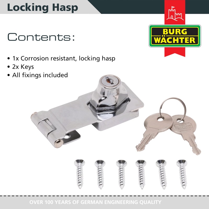 Sterling LGH100 LGH Locking Hasp, Grey