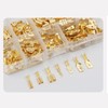 Flat Terminals, Crimp Terminals, Male, Female, 315 Pieces, Brass, Insulation