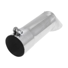 Motoforti 2.2" ID Inlet Turn Down Exhaust Tip T304 Stainless Steel Surface Polishing Mandrel Bend Elbow Tube 9.1" Overall Length Suitalbe for 2.2" OD Tailpipes
