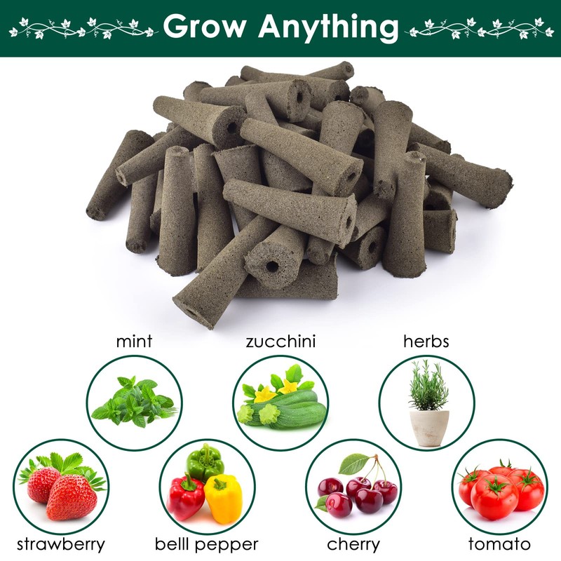 PACETAP 50 Pack Bulk Grow Sponges Compatible with AeroGarden Pod,