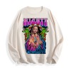 Mighty Retro Alien Jesus Graphic Crewneck Sweatshirt, US Warehouse, 6